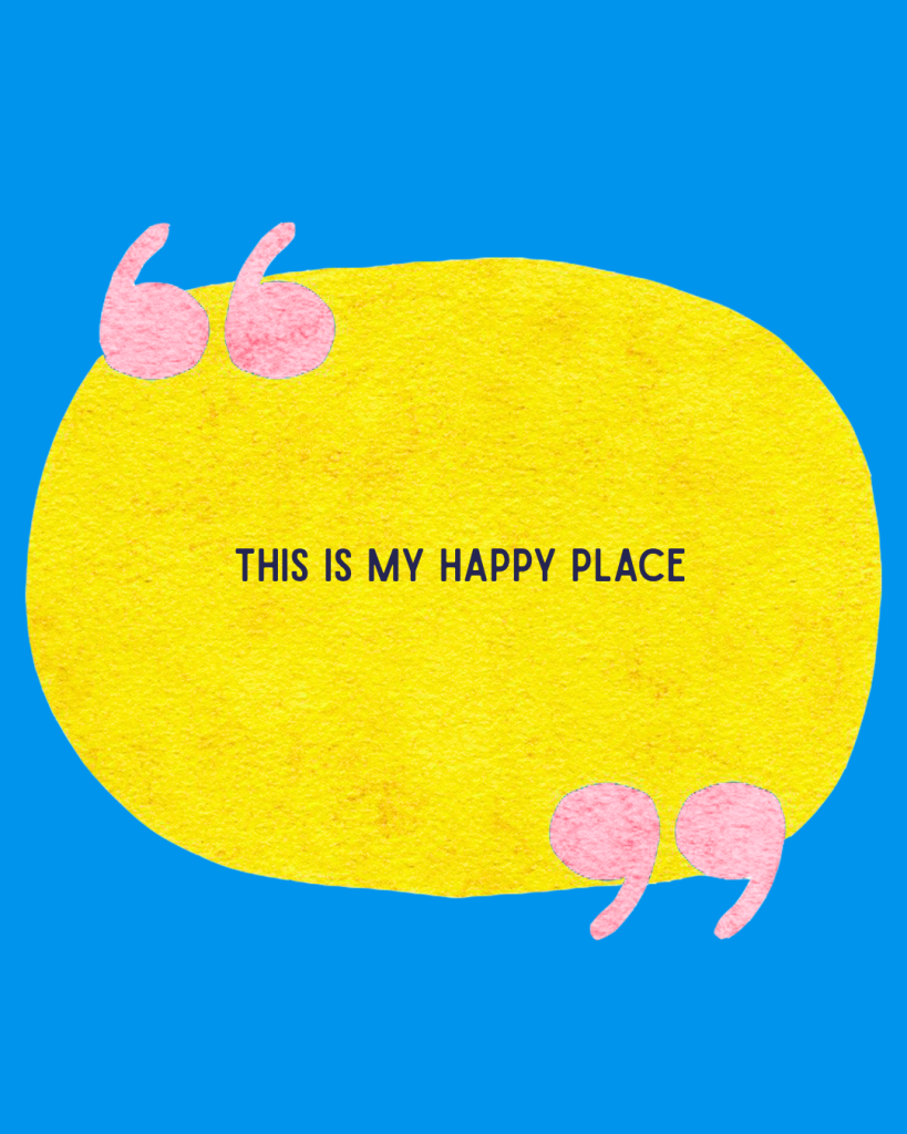 This is my happy place testimonial