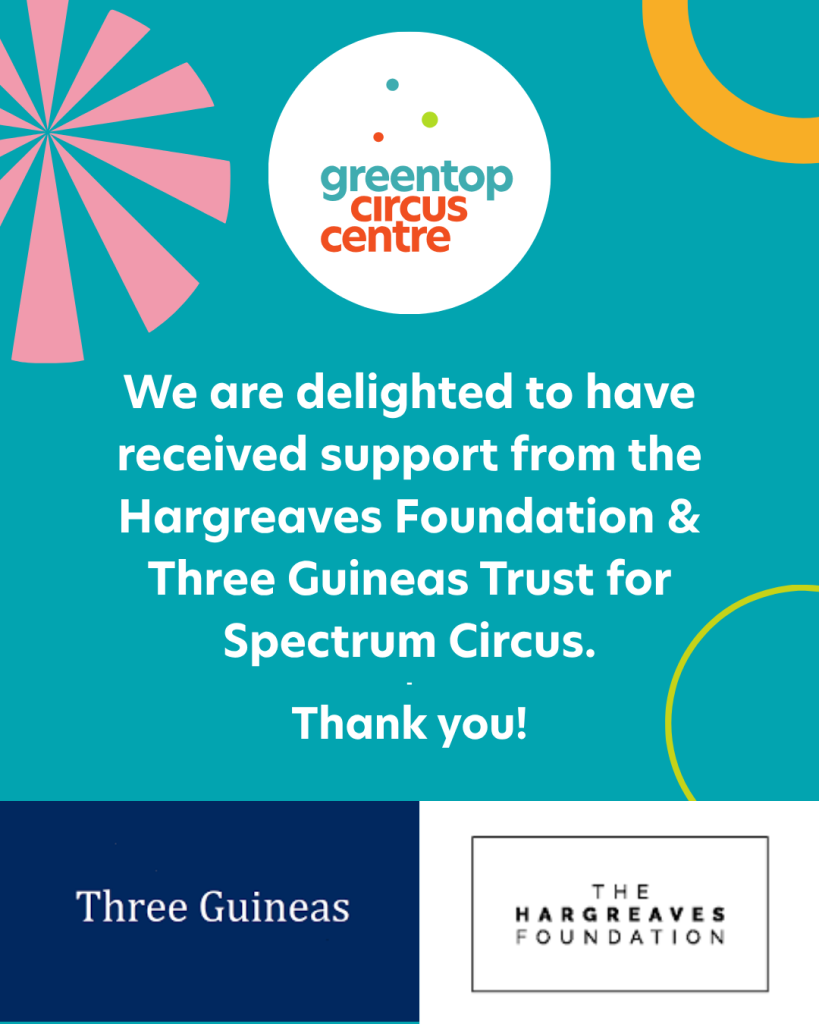Thank you to the Hargreaves Foundation and Three Guineas Trust for their support