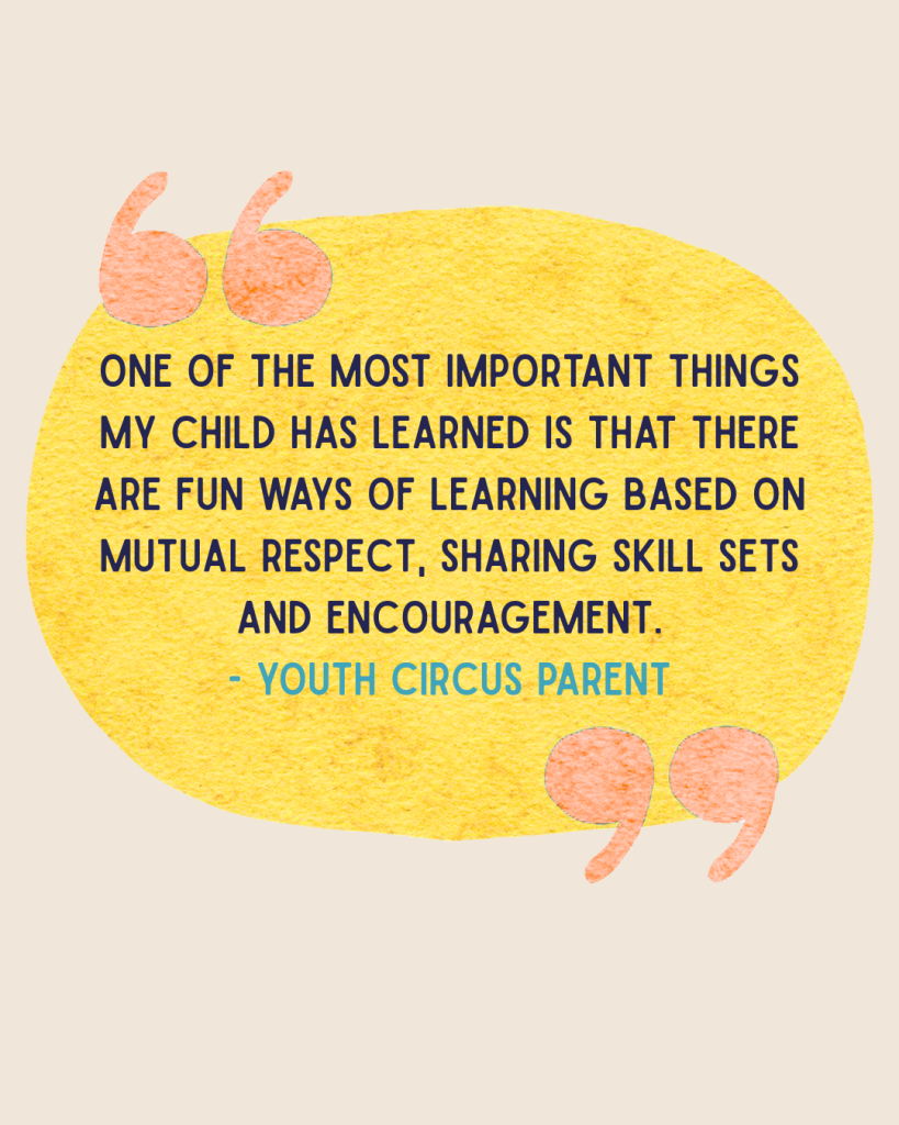 Youth Circus testimony - learning based on respect